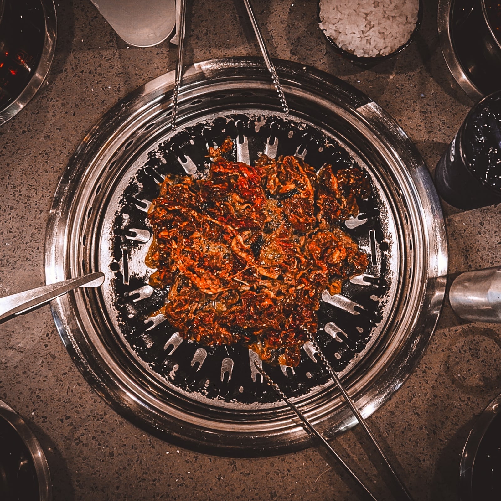 Kpot Grill Overhead